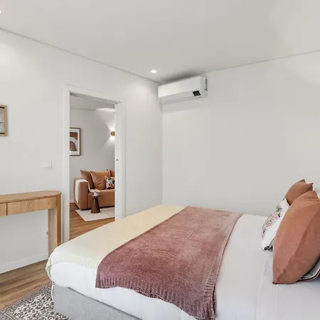 Palette | 1br With Balconies, Ac & Parking Appartement Porto