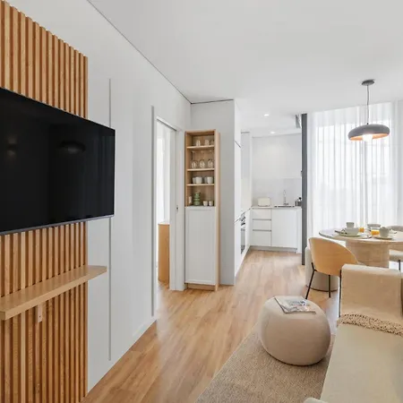 Appartement Palette | 1br With Balconies, Ac & Parking Porto